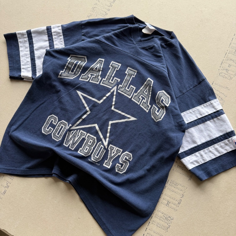 Vintage 90s Logo 7 Dallas Cowboys 3/4 Sleeve T-shirt